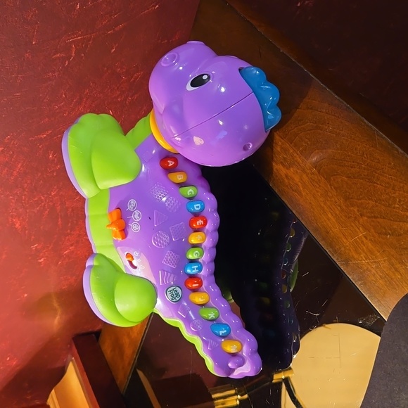 LeapFrog Lettersaurus Dinosaur Alphabet Learning Toy-ABCs-Colors-Music-see video - Picture 7 of 14